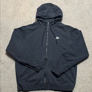 Nike Black Zip Up Hoodie